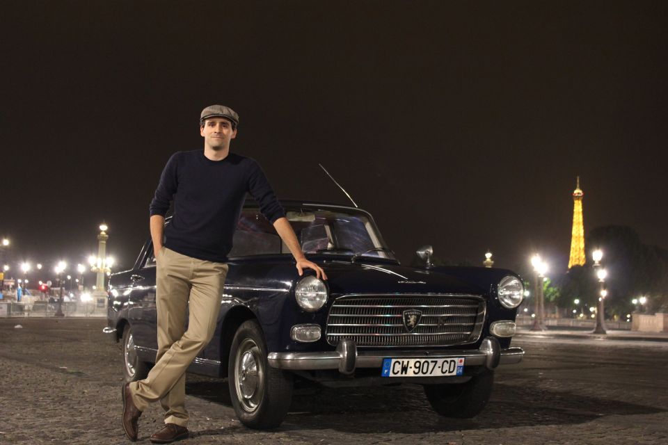 Paris: 1.5-Hour Vintage Car Night Tour - Activity Overview