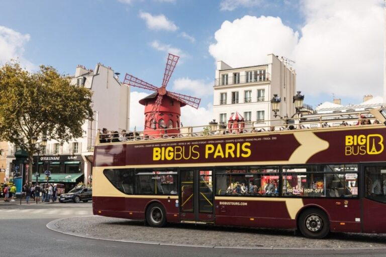 Paris: Big Bus Hop On Hop Off Tour And Arc De Triomphe Discover Paris With Hop On Hop Off