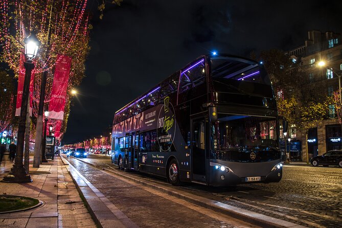 Paris Dinner Bus Toque With Wine On Champs Elysees Overview