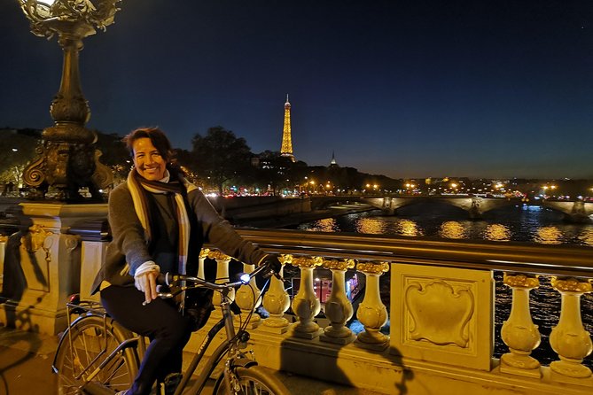 Paris Evening City Of Lights Small Group Bike Tour & Boat Cruise Inclusions