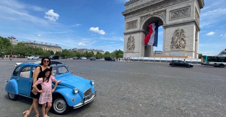 Paris: Guided City Highlights Tour In A Vintage French Car Discover Iconic Parisian Landmarks