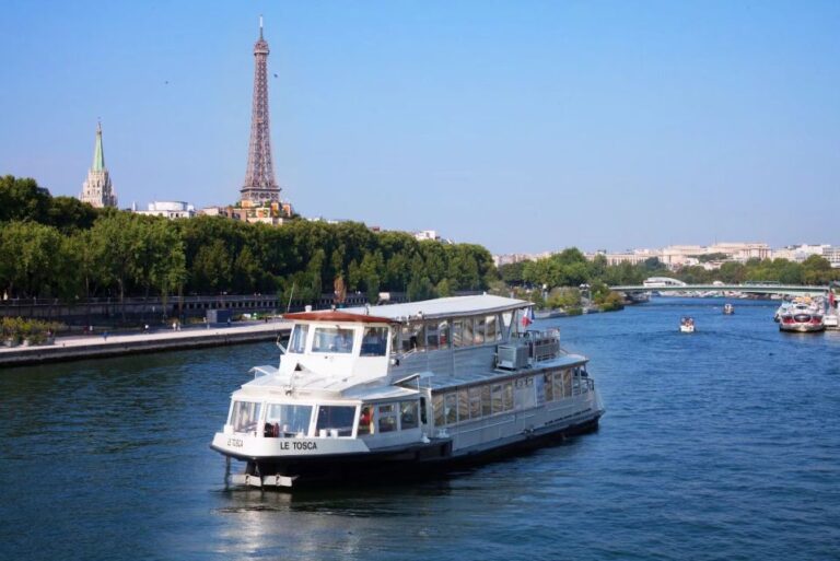 Paris : Seine River Lunch Cruise From Eiffel Tower Overview Of The Seine River Cruise