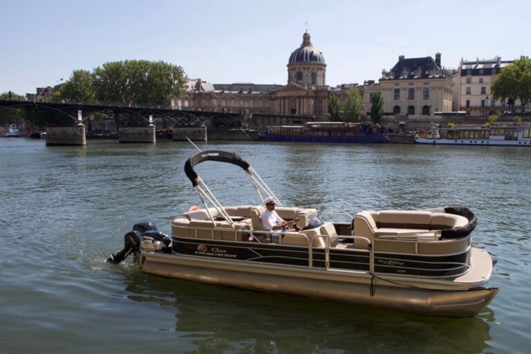 Paris: Seine River Private Guided Pontoon Boat Cruise Overview Of The Tour