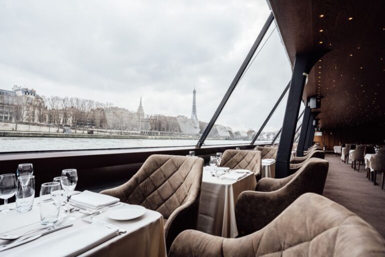 Paris: Sightseeing Cruise On The Seine With 3 Course Lunch Overview Of The Seine River Cruise