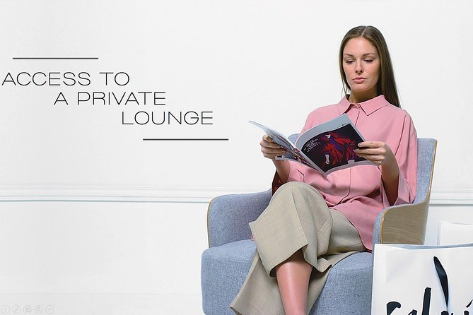 Paris VIP Shopping Experience With Lounge Access, Lunch and Transfer - Concierge Lounge Access and Amenities