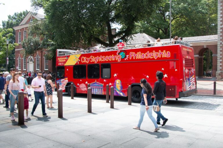 Philadelphia: Double Decker Hop On Hop Off Sightseeing Tour Historic Landmarks And Iconic Sights