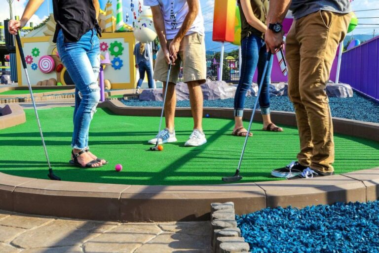 Pigeon Forge: Crave Golf Club Mini Golf Experience Candy Themed Mini Golf Courses