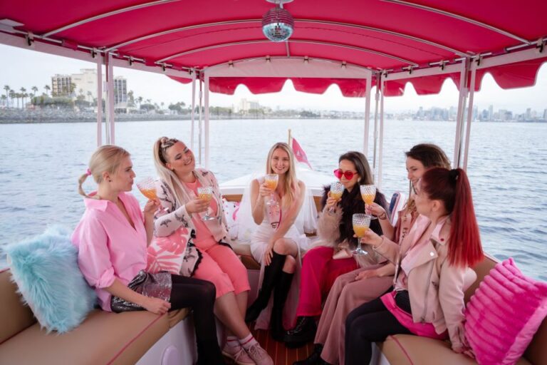 Pink Party Boat Cruise In San Diego Bay! Barbie Tour Overview Of The Cruise