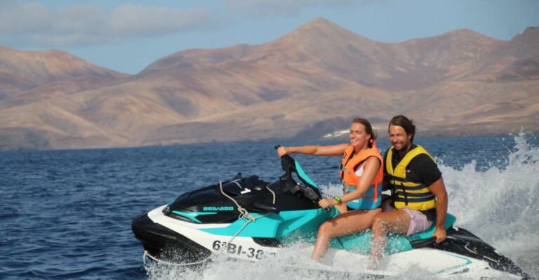 Playa Blanca: 40 Minute Jet Ski Excursion In Marina Rubicón Activity Overview