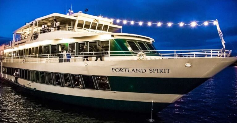 Portland: Willamette River 2.5 Hour Dinner Cruise General Information