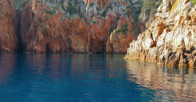 Porto: Creeks Of Piana & Capo Rosso Guided Boat Tour Tour Duration And Group Size