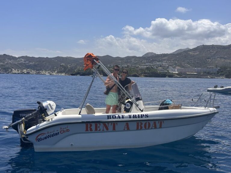 Poseidon 480cc Rent A Boat In Agia Pelagia Rental Details