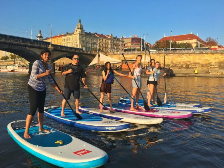 Prague: 2 Hour Paddle Boarding In The City Centre Activity Overview