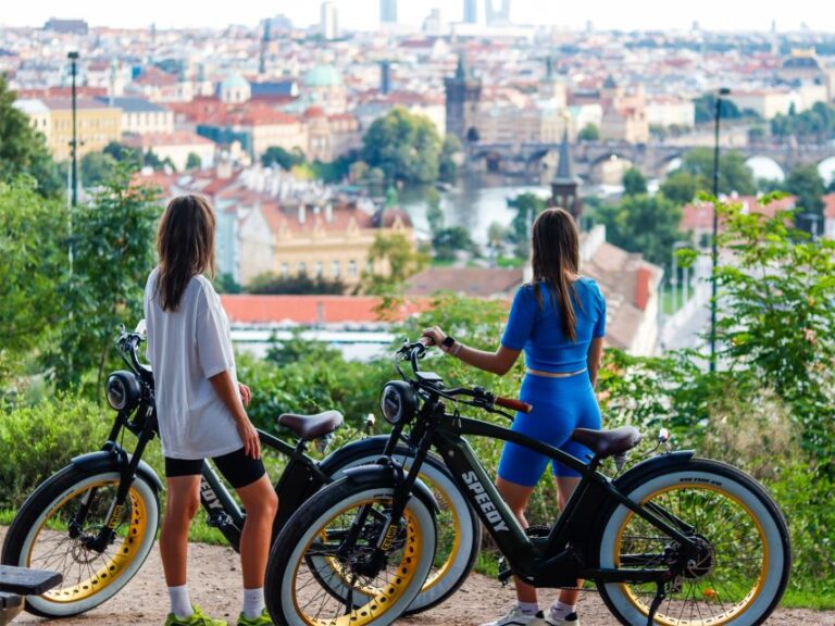 Prague Historical & Viewpoints Retro E Bike Group Tour Tour Overview And Details