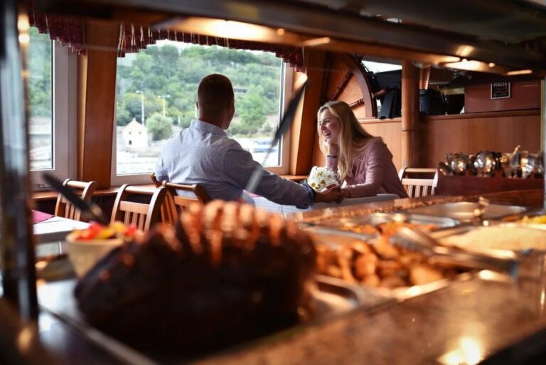 Prague: Lunch Cruise On Vltava River With Open Buffet Overview Of The Experience