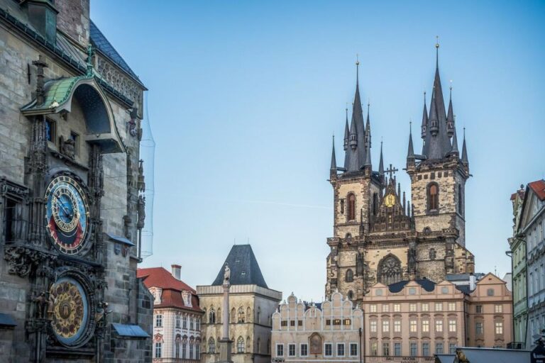 Prague: Old And New Town Walking Tour With Boat Trip Tour Overview