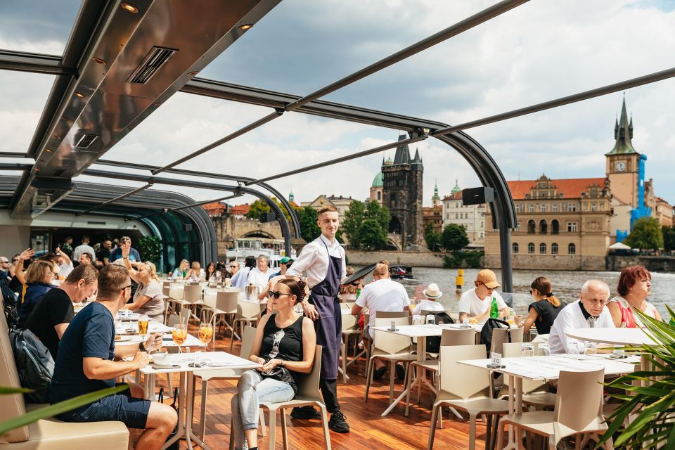 Prague: Vltava River Lunch Cruise in an Open-Top Glass Boat - Overview and Pricing