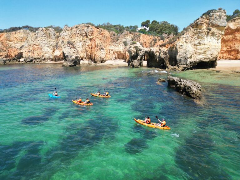 Praia Do Vau Kayak Cave And Cliff Tour Alvor And Portimão Tour Overview And Pricing