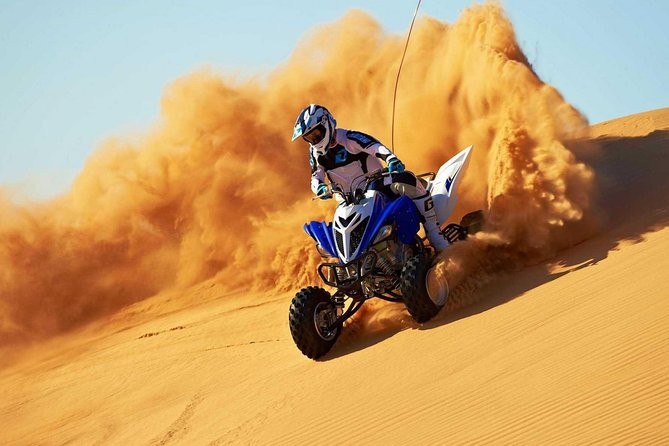 Premium Dubai Desert Safari in Red Dunes, Quad Bike Ride, Dinner - Extreme Desert Adventure