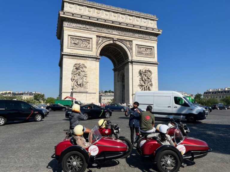 Premium Paris Highlights Sidecar Tour Paris Landmarks At A Glance