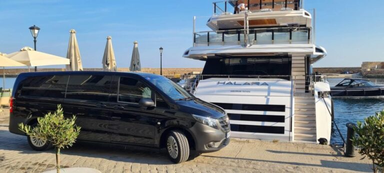 Private Airport Transfers From Chania Airport To Tavronitis Service Overview