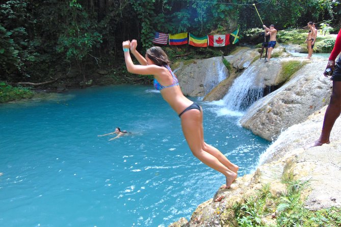 Private Blue Hole & Secret Falls Day Trip Plus Shopping From Montego Bay Hotels - Transportation and Meeting Details