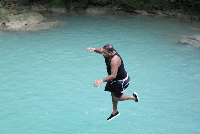 Private Blue Hole Secret Falls & River Tubing With Transportation Tour Overview