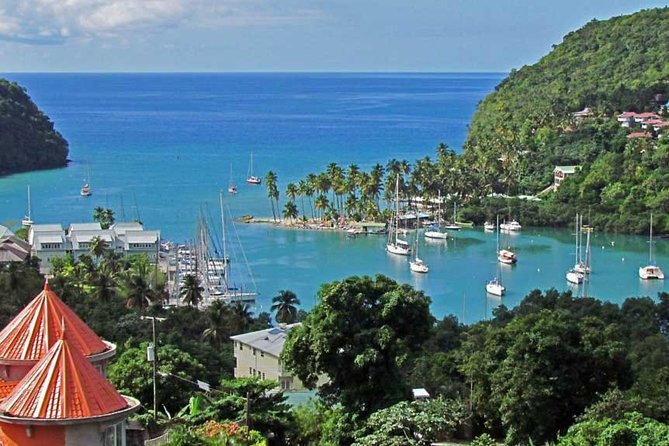 Private Boat To Soufriere/west Coast For Swimming Snorkeling & Beach Relaxation Overview And Inclusions