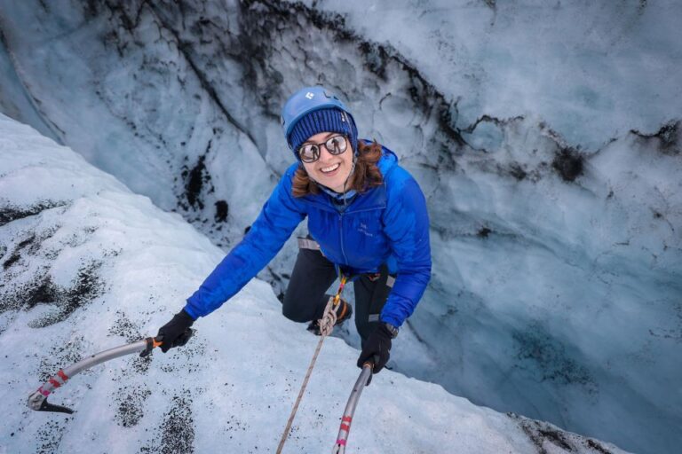 Private Glacier Zip Line + Ice Climb + Ice Cave Highlights