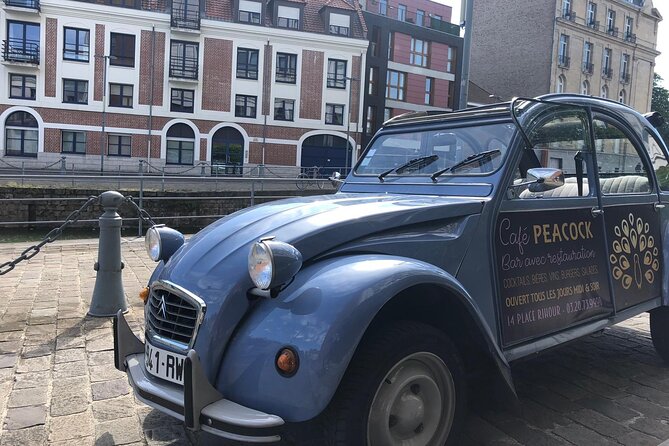 Private Lille Tour by Classic Convertible 2CV With Champagne - Experience in Classic Convertible