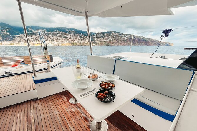 Private Luxury Catamaran Madeira´s Coastline Sailing Tours Meeting And Pickup