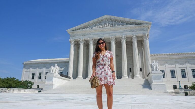 Private Photoshoot Outside The White House & Supreme Court Activity Overview