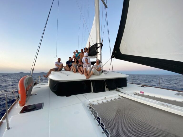 Private Sailing From Heraklion. 5 Hour Catamaran Trips Trip Overview