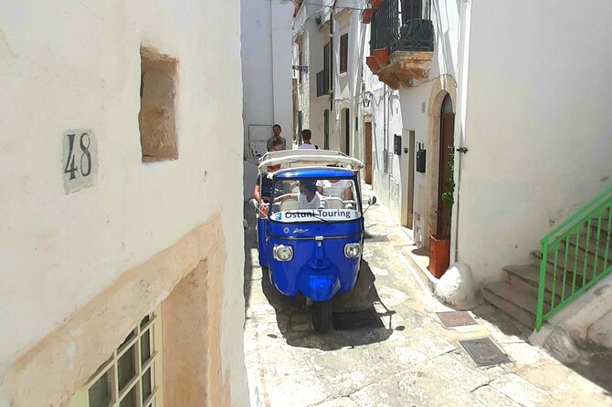 Private Tour By Tuk Tuk Of The Ostuni Medieval Quarter. Meeting And Pickup