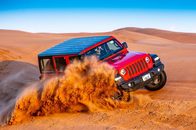 Private Tour On A Jeep Wrangler Safari Up To 4 Pax Explore The Red Dunes