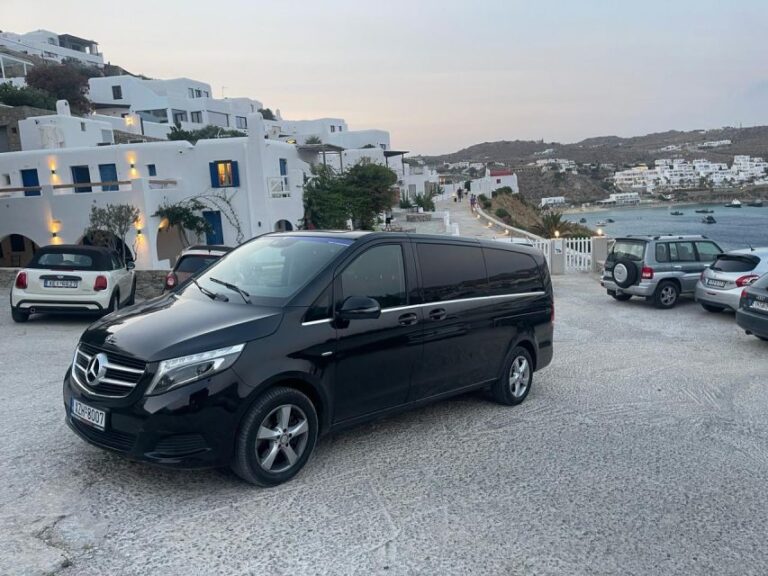 Private Transfer In Mykonos Service Overview