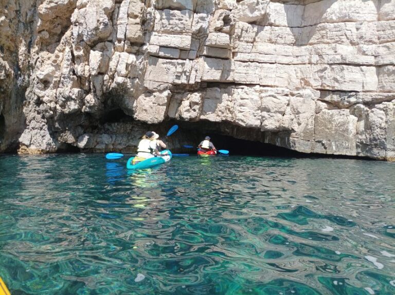 Pula: Blue Cave Kayak Tour With Swimming And Snorkeling Tour Overview And Pricing