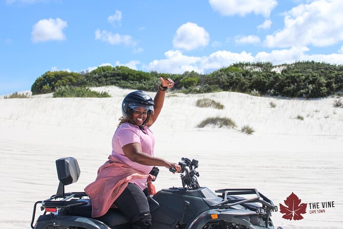 Quad Bike In The Atlantis Sand Dunes Cape Town Meeting And Pickup