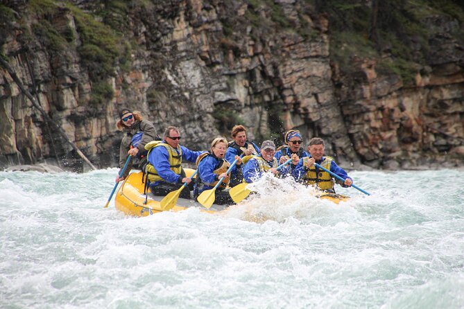 Rafting Athabasca Falls Run In Jasper Overview Of The Rafting Experience