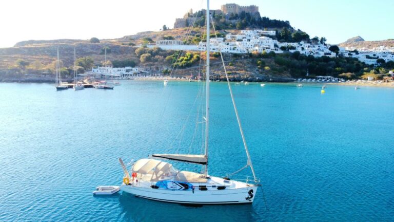 Rhodes: Kallithea & Antony Quinn Bay Private Sailing Cruise Activity Details