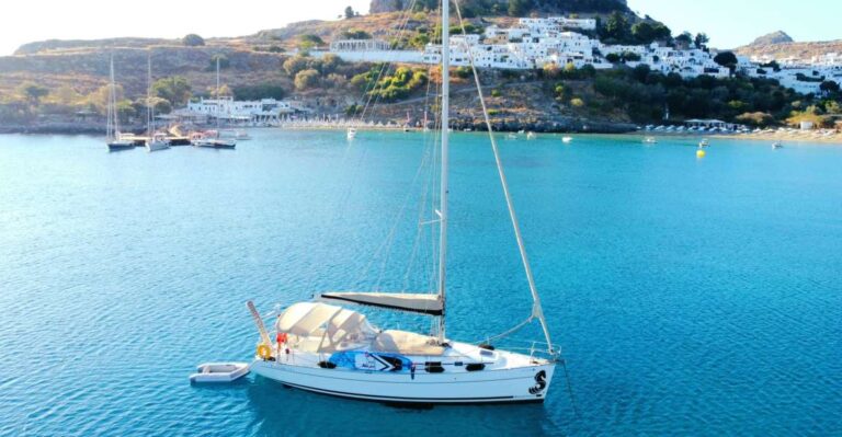 Rhodes: Sailing Private Cruise To Kallithea Thermes Bay Activity Overview