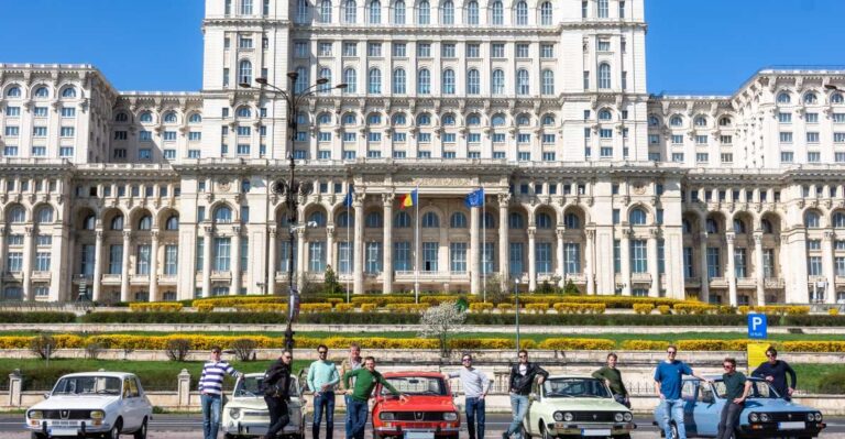 Romanian Vintage Car Driving Tour Of Bucharest 90min Tour Overview