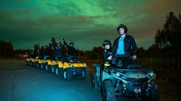 Rovaniemi: Northern Lights Quad Bike Tour Tour Overview