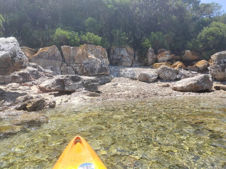 Rovinj: Golden Cape Desert Islands Kayak & Snorkeling Tour Tour Overview