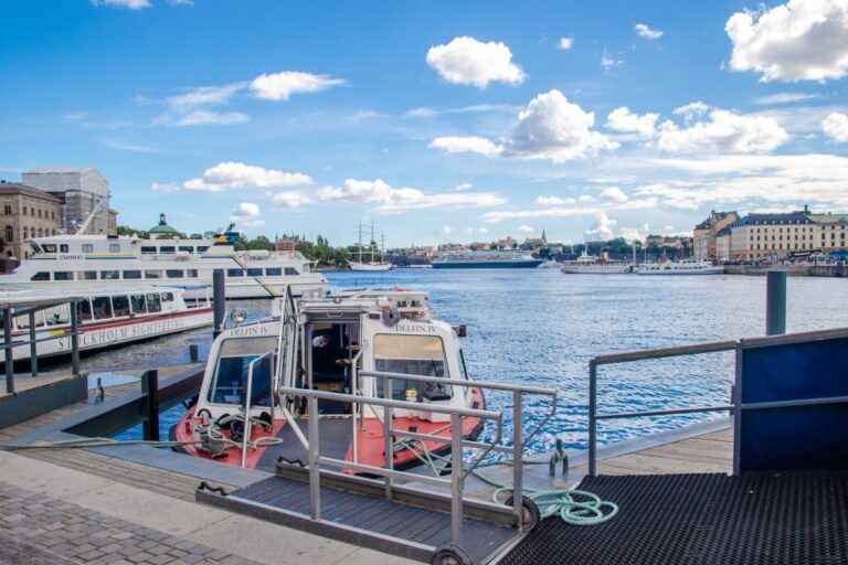 Royal Canal Tour Explore Stockholm By Boat Tour Details