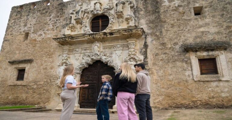 San Antonio: Guided Walking Tour With Boat Cruise The Alamo: Exploring The Iconic Landmark