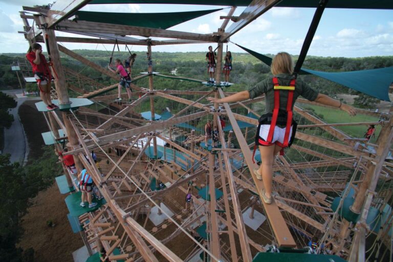 San Antonio: Twisted Trails Zip Rails, Ropes & Climbing Wall Overview Of Twisted Trails