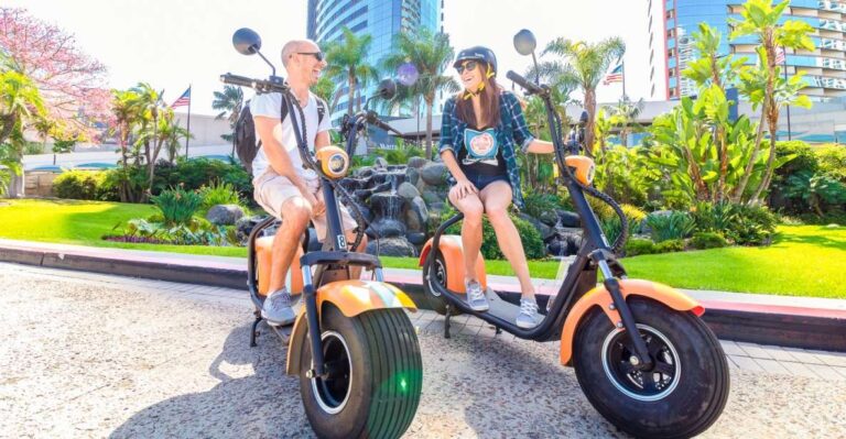 San Diego: Self Guided Scooter Tour Of Downtown & Old Town Tour Overview And Pricing