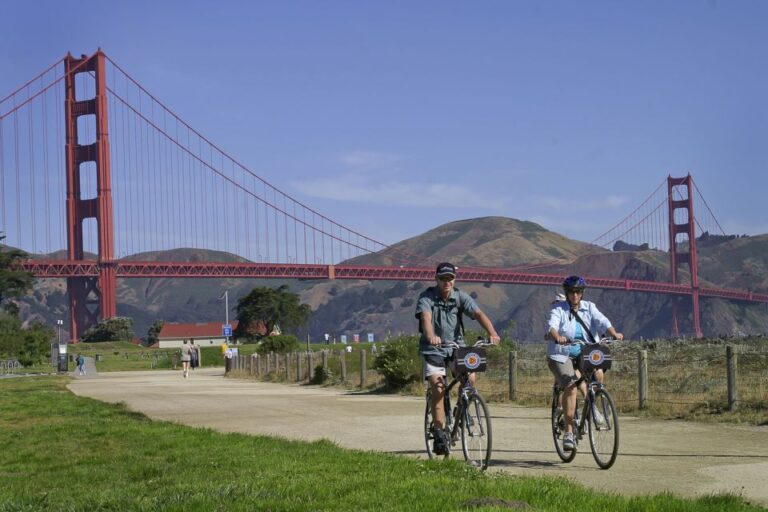 San Francisco: Golden Gate Bike Tour And Alcatraz Ticket Package Overview