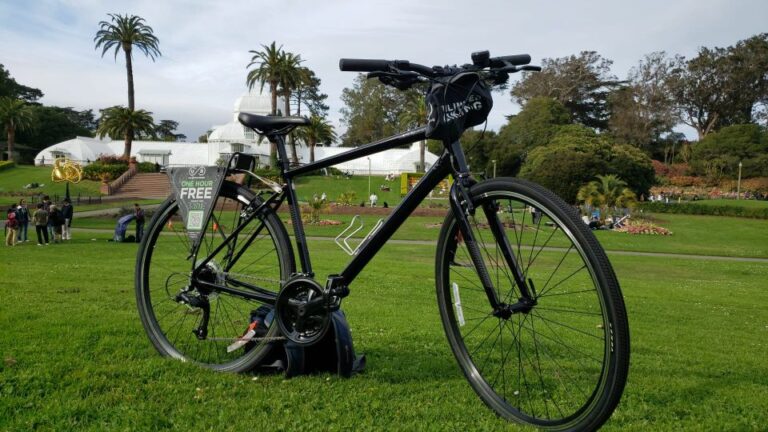 San Francisco: Golden Gate Park Bike Or Ebike Rental W/ Map Rental Information